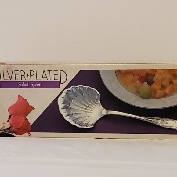 Silver*plated Salad Serving Spoon - Picture 1 of 4